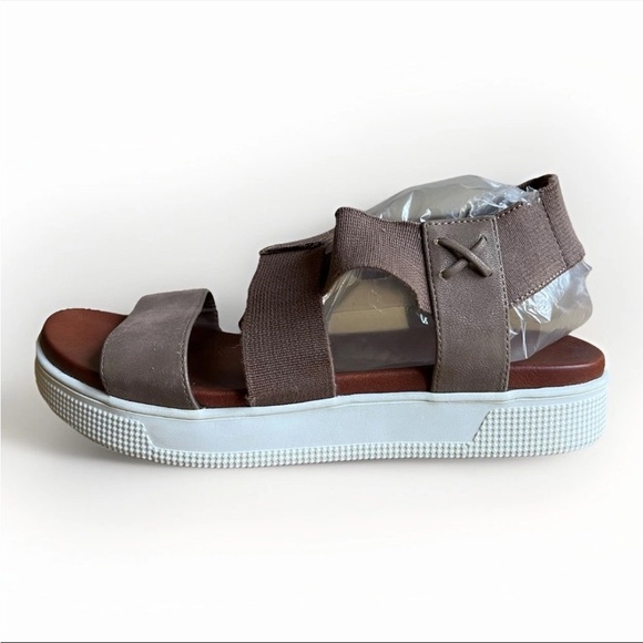 MIA Gizela Wide-Strap Sandals Women’s 8.5 Brown Platform Modern Comfort Shoe - Picture 1 of 11